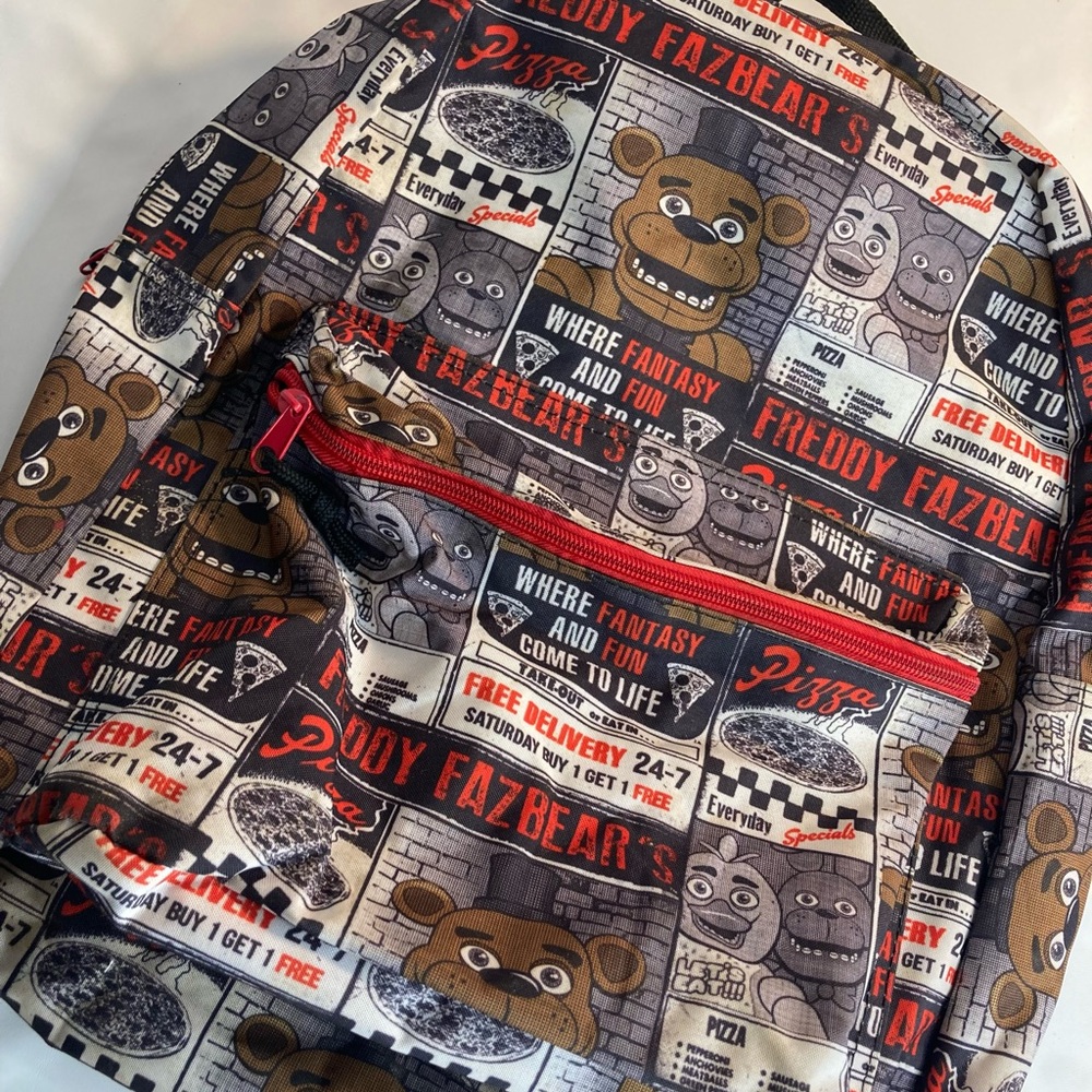 Fnaf Five Nights At Freddy's School Bookbag Backpack